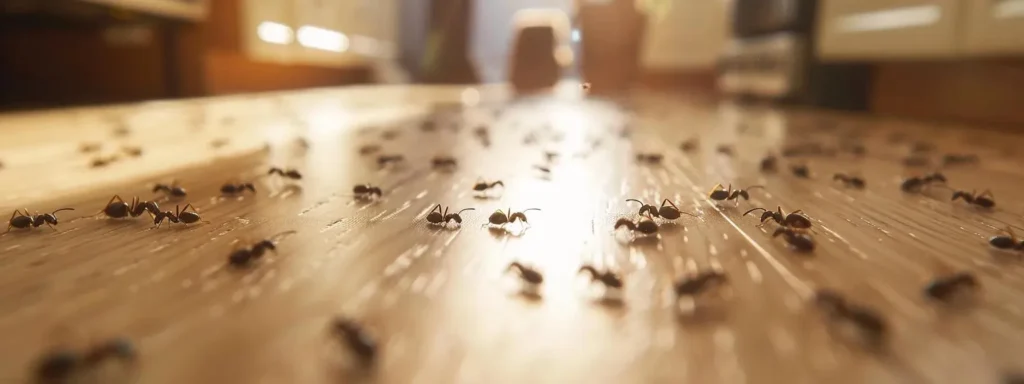 Carpenter ants often create nests in moist, damaged wood, making these areas ideal for monitoring.